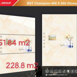 Đá men bóng Hoàng Gia loại 1 40x80