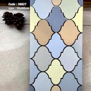 Đá Trang Trí Khắc Kim Vàng Cao Cấp Phong Cách Nghệ Thuật 30x60